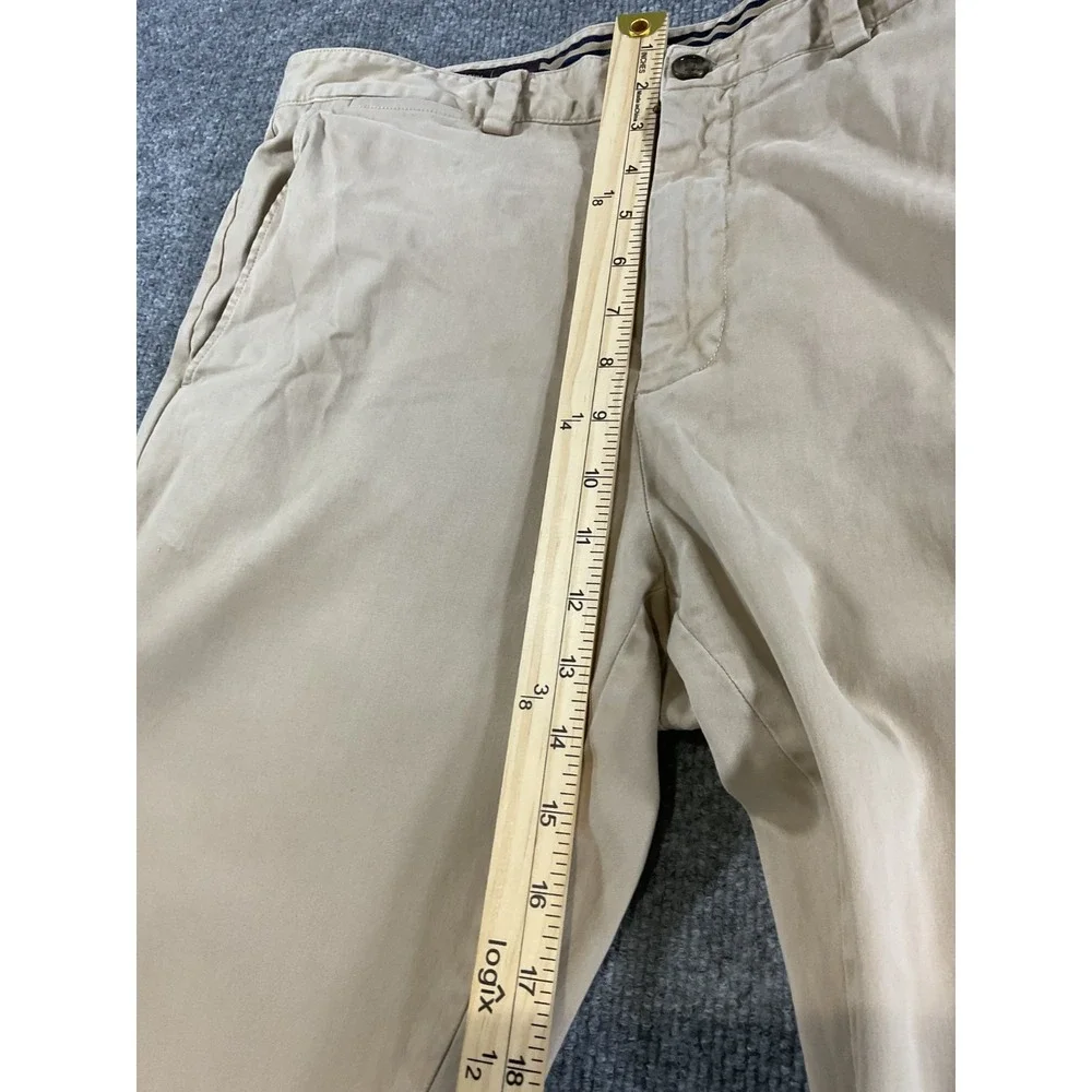 Johnston & Murphy Pants Mens 36x30 Khaki Tan Dress Casual Stretch Chinos Busines